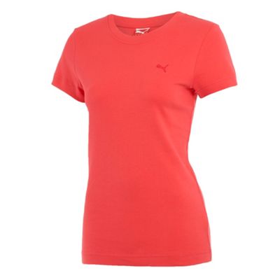 Puma Red essentials t-shirt