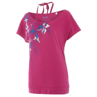 Pink Volga halter neck t-shirt