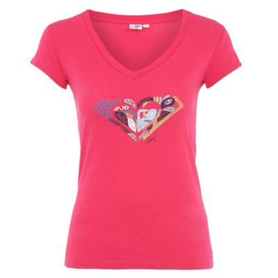 Bright pink logo t-shirt