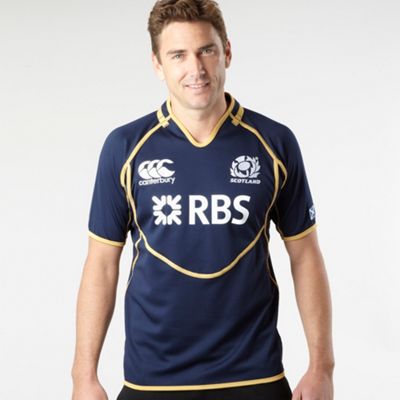 Navy Scotland Home replica rugby shirt