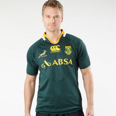 Green South Africa Home replica rugby shirt