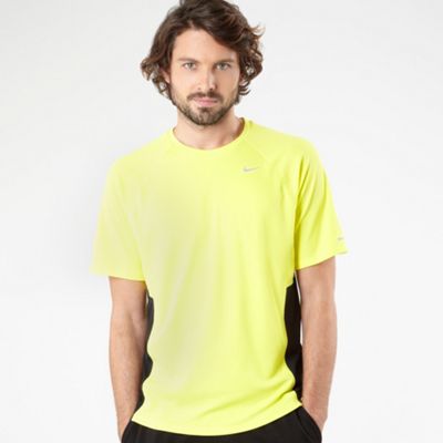 Yellow UV mesh t-shirt