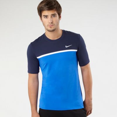 Blue Challenger Crew Neck T-shirt