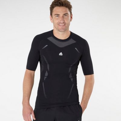 adidas Black techfit preparation t-shirt