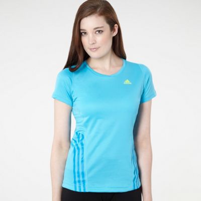 Blue mesh running t-shirt