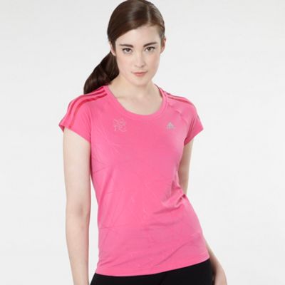 adidas London 2012 Pink Olympic sports t-shirt