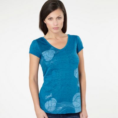 Animal Blue flower printed t-shirt