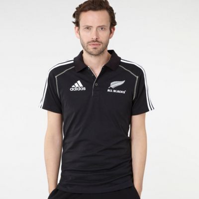 adidas Black All Blacks rugby shirt
