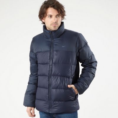 Navy essential padded jacket