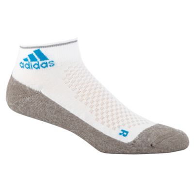 Adidas Grey running ankle socks