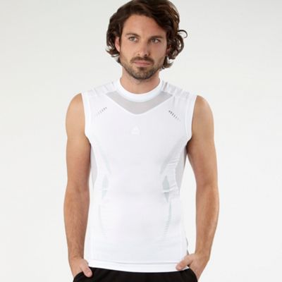 adidas White Preparation sports t-shirt