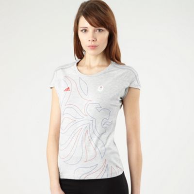 adidas London 2012 Grey Team GB lion t-shirt