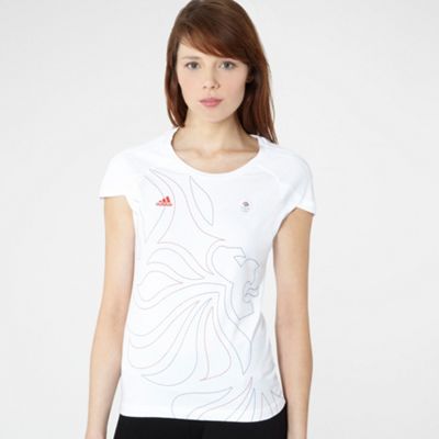 adidas London 2012 White Team GB graphic t-shirt