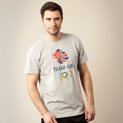 Grey Team GB print t-shirt