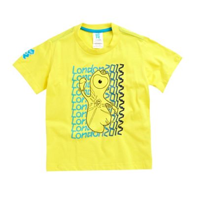 Boys yellow London 2012 t-shirt