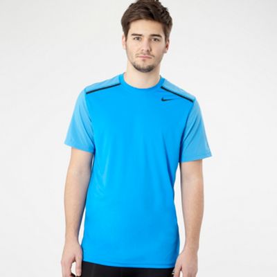 Nike Blue vapour fitness top