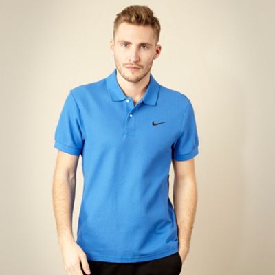 Nike Blue pique polo shirt                                                                                                      