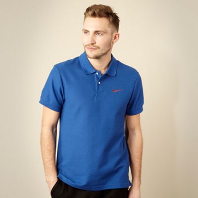 Nike Dark blue pique polo shirt                                                                                                 