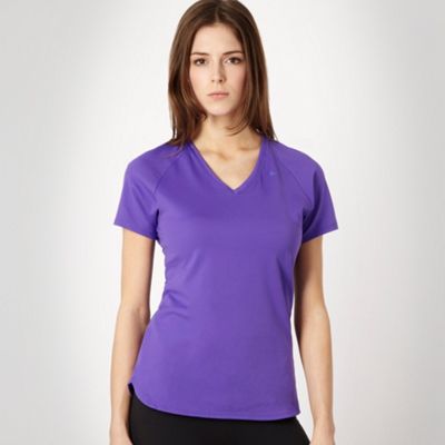 Nike Purple perforated panel fitness t-shirt product image