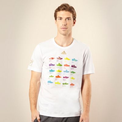 adidas London 2012 White London 2012 shoe silhouette t-shirt