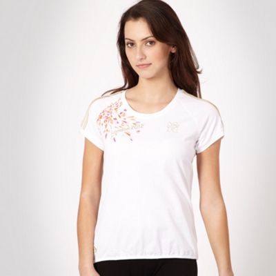 adidas London 2012 White bubble hemmed London 2012 t-shirt