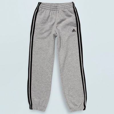 Adidas Boy's grey striped jogging bottoms                                                                                       