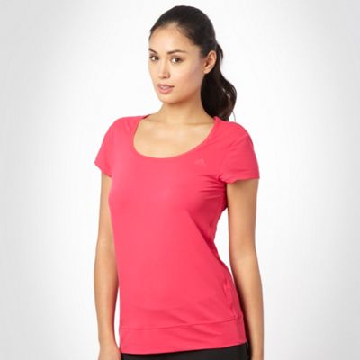 Adidas Bright pink 'Essential' t-shirt                                                                                          
