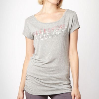 Grey graphic logo t-shirt                                                                                                       