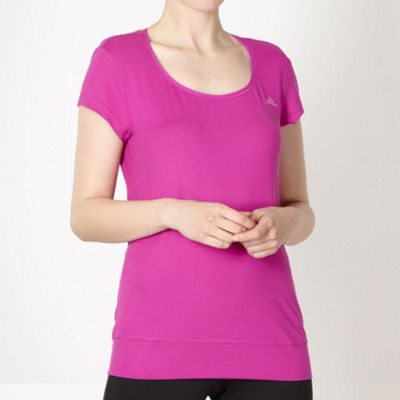 Adidas purple scoop neck t-shirt                                                                                                