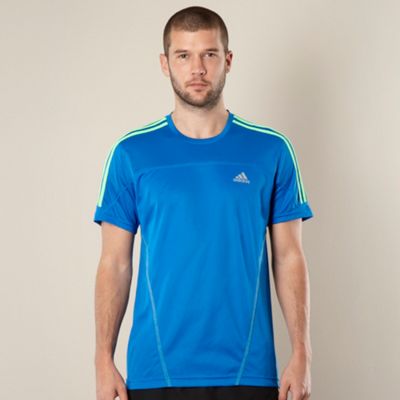 Adidas blue perforated t-shirt                                                                                                  