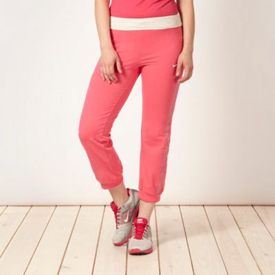Nike pink cuffed jogging bottoms                                                                                                