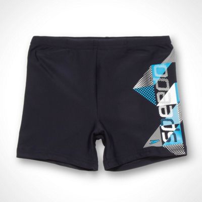 Boys' navy slim fitting water shorts                                                                                            