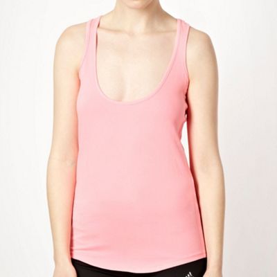 Bright pink racer back vest                                                                                                     