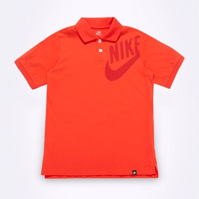 Nike boy's orange 'Limitless' polo shirt                                                                                        
