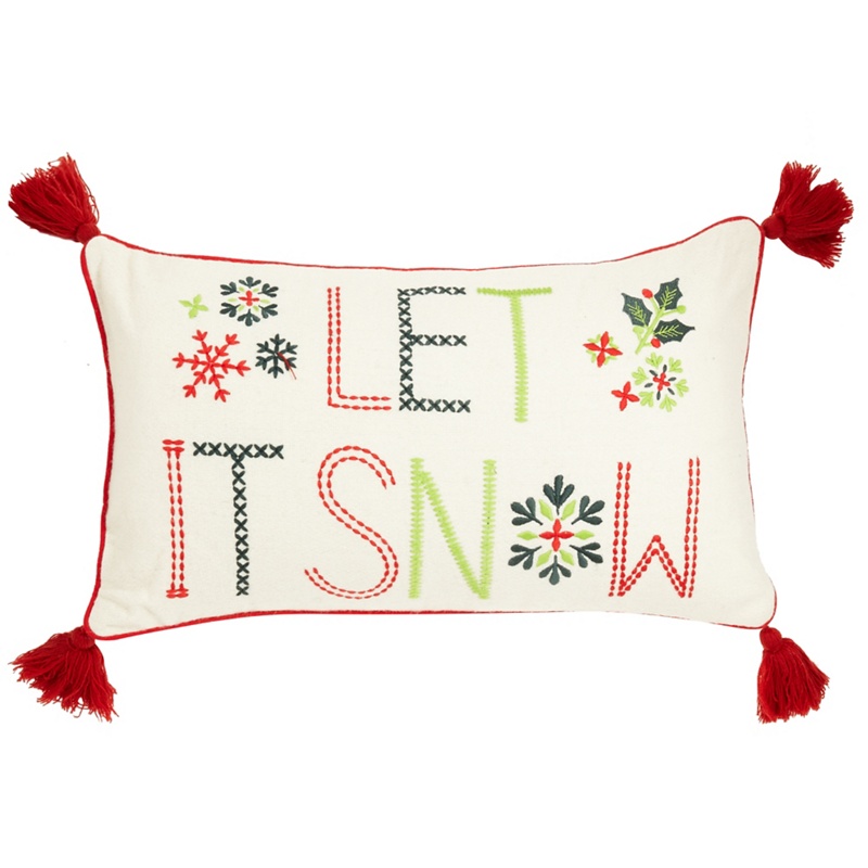 Home Collection - Cream 'Let It Snow' Cushion Review