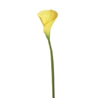 Yellow faux calla lily