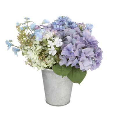 Purple flower arrangement