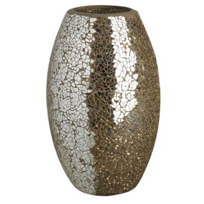 Gold Mosaic bullet vases