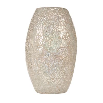 White small mosaic vase