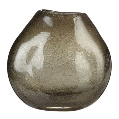 Dark grey large bubble vase