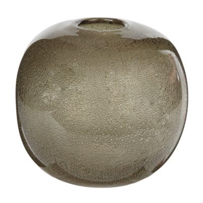 Dark grey small bubble vase