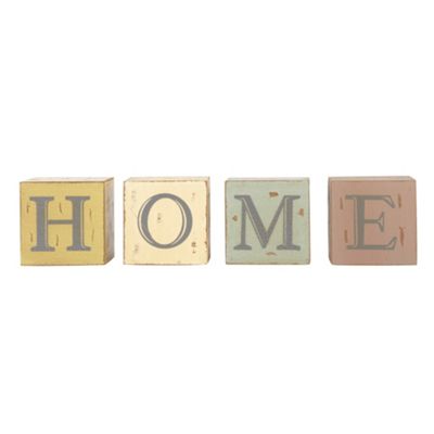 Brown decorative Home letters