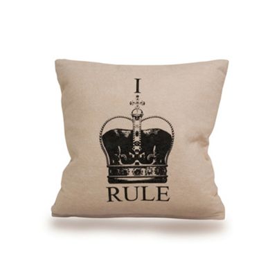 Natural I Rule cushion