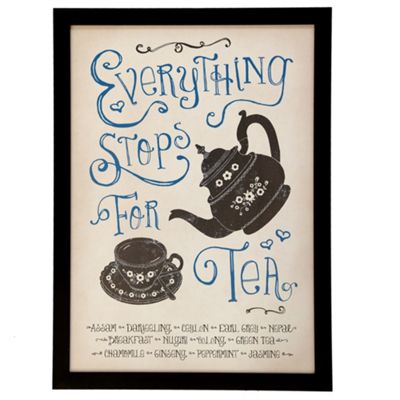 Tea themed wall art