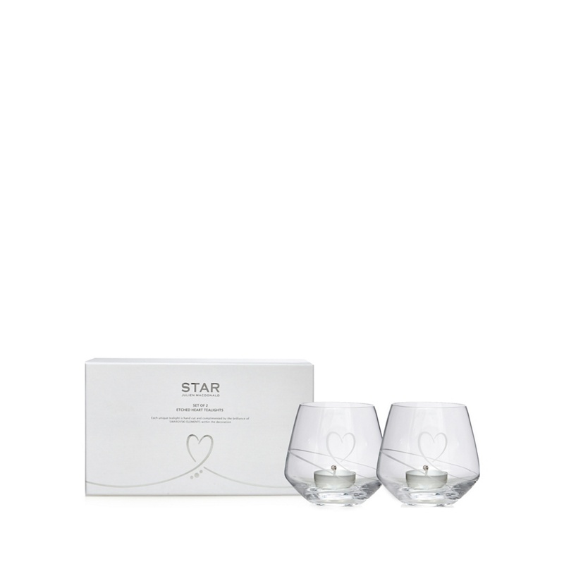 Star by Julien Macdonald - Swarovski Swirl Heart Crystal Tea Light Holders Review