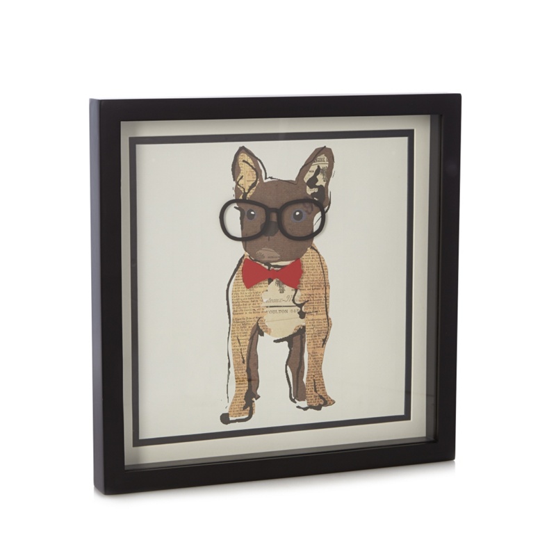 Ben de Lisi Home - Designer Dog With Glasses Wall Art Review