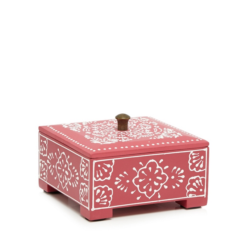 Butterfly Home by Matthew Williamson - Small Pink Turquoise Henna Print Box Review