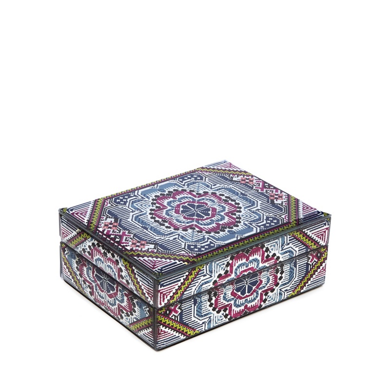 Butterfly Home by Matthew Williamson - Multi-Coloured 'Mia' Medium Glass Keepsake Box Review