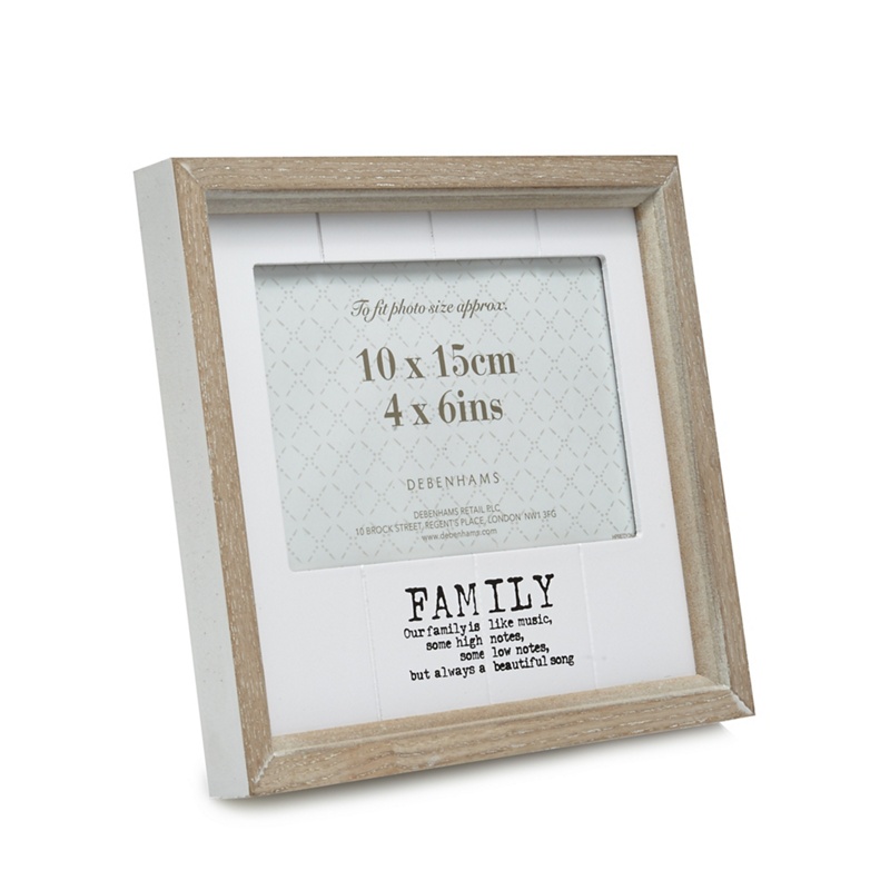 Home Collection - Wood 'Family' Slogan Photo Frame Review