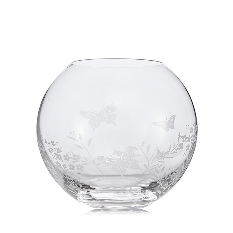 Home Collection - Butterfly Etched Fish Bowl Vase Review